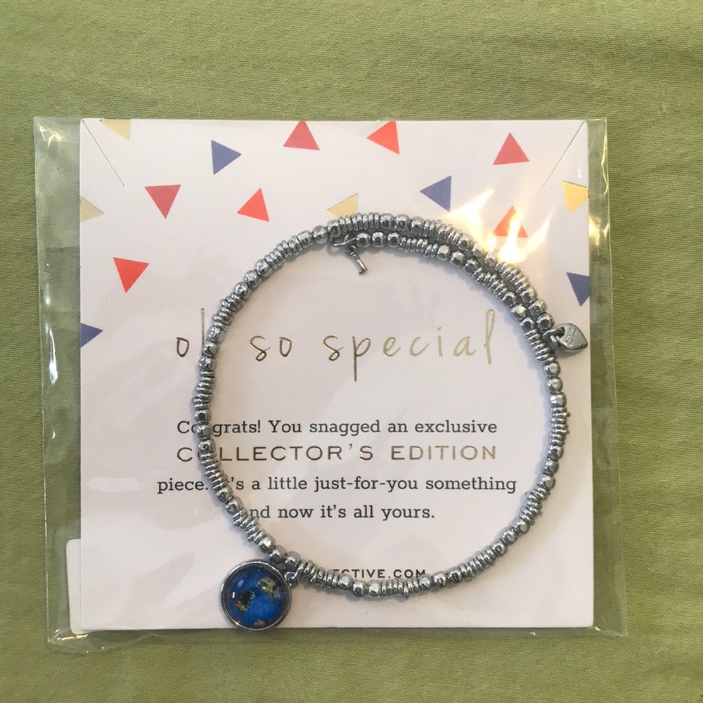 Keep collective inspo wrap bracelet- globe